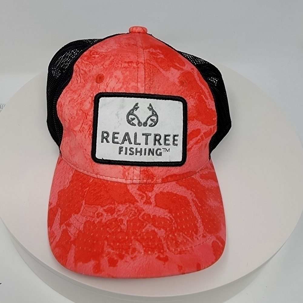 Realtree Fishing Ponytail Hat Cap Hunting Baseball Farm Pink
